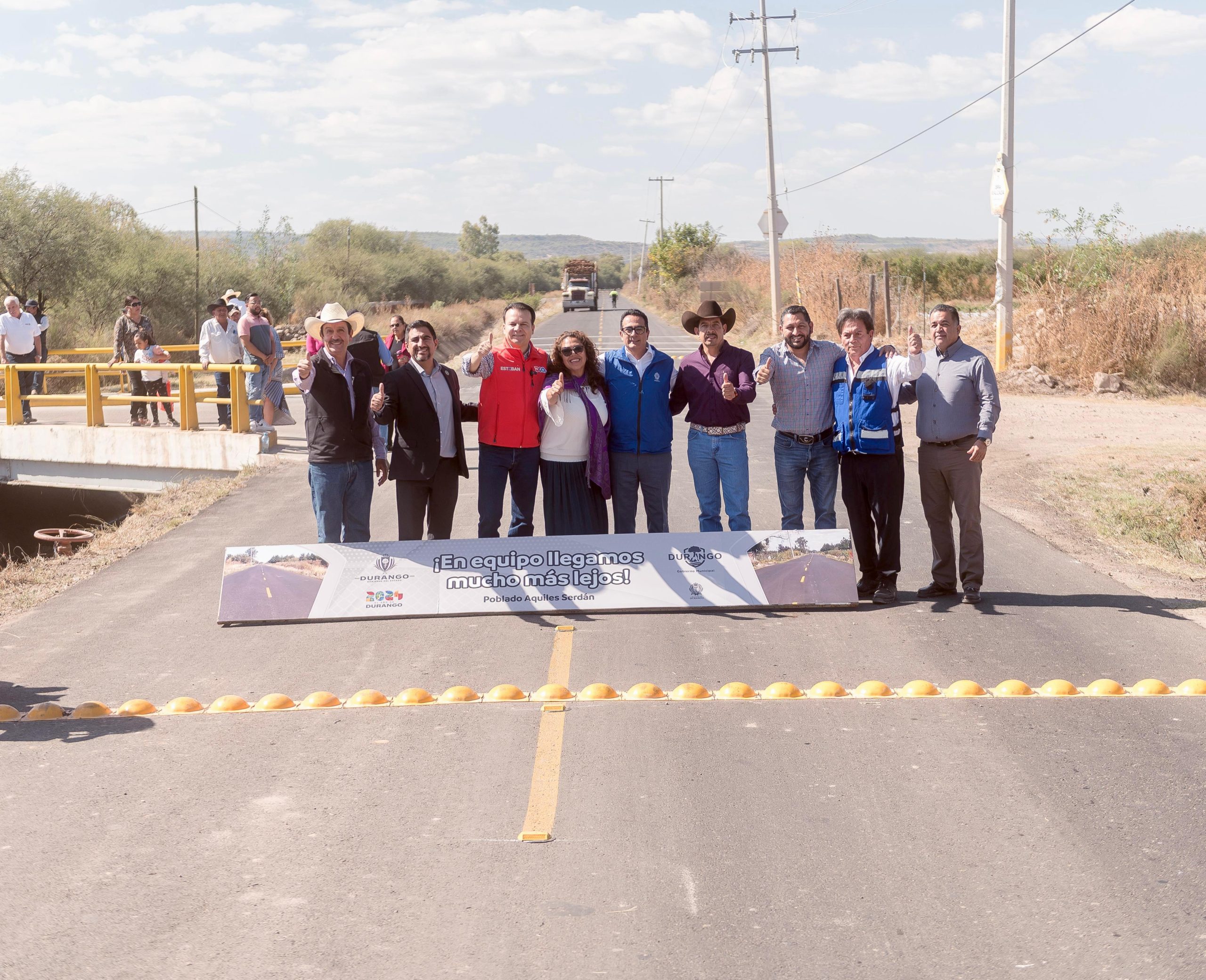 Pavimentan camino al poblado Aquiles Serdán. Tenía 10 años sin atención 