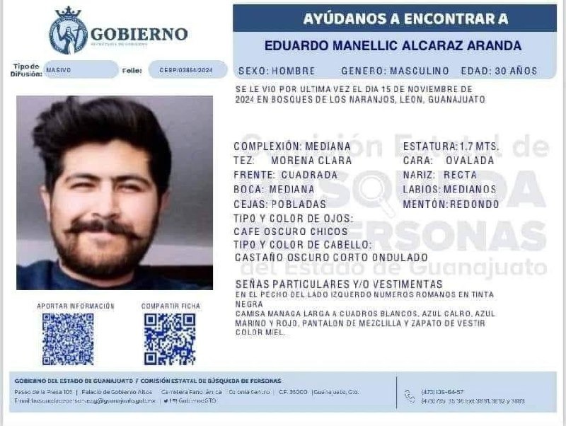 Agilizan búsqueda del comunicador deportivo Eduardo Manellic, desaparecido en León