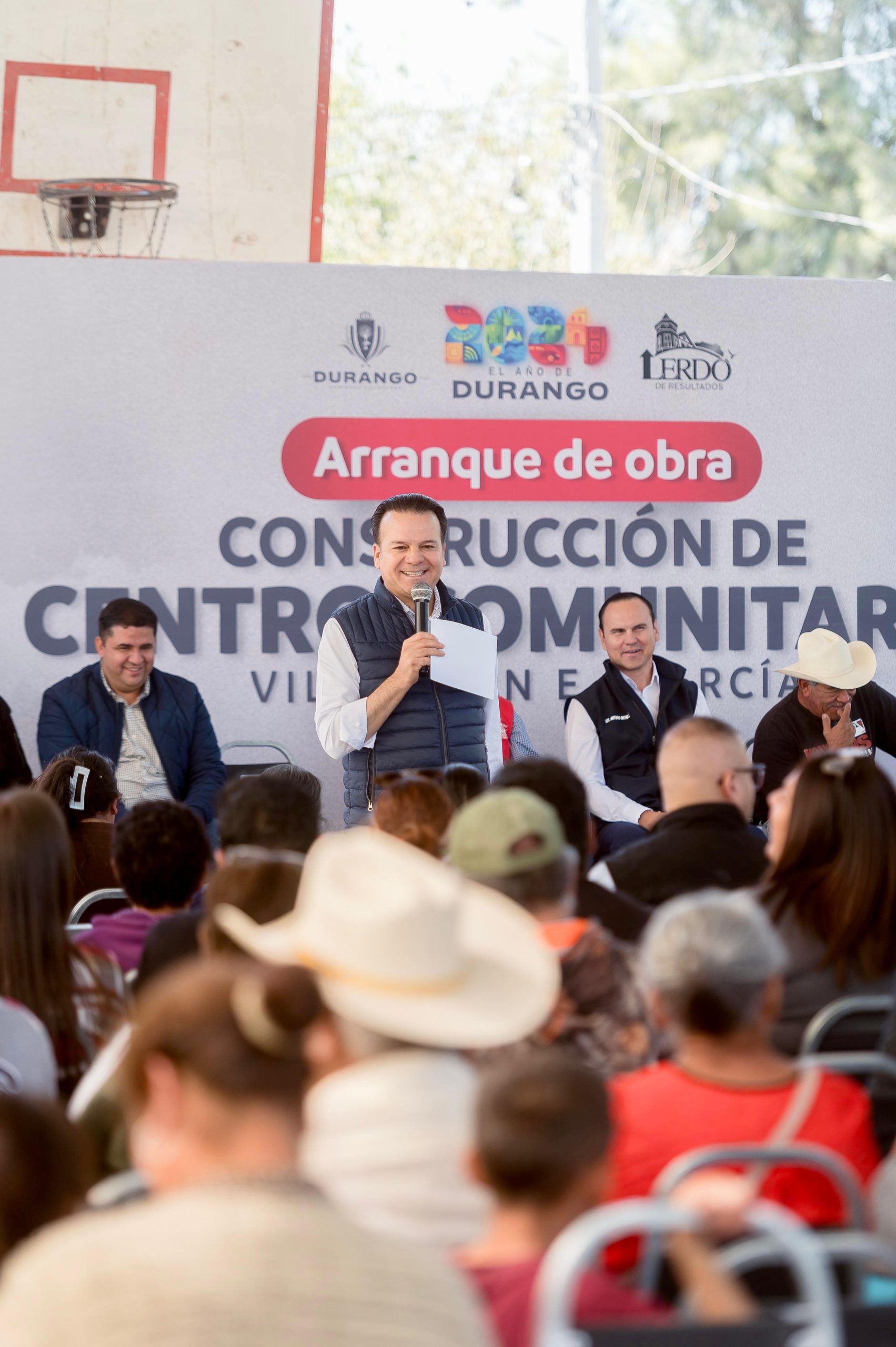 Inicia construcción de Centro Comunitario en Villa Juan E. García, Lerdo