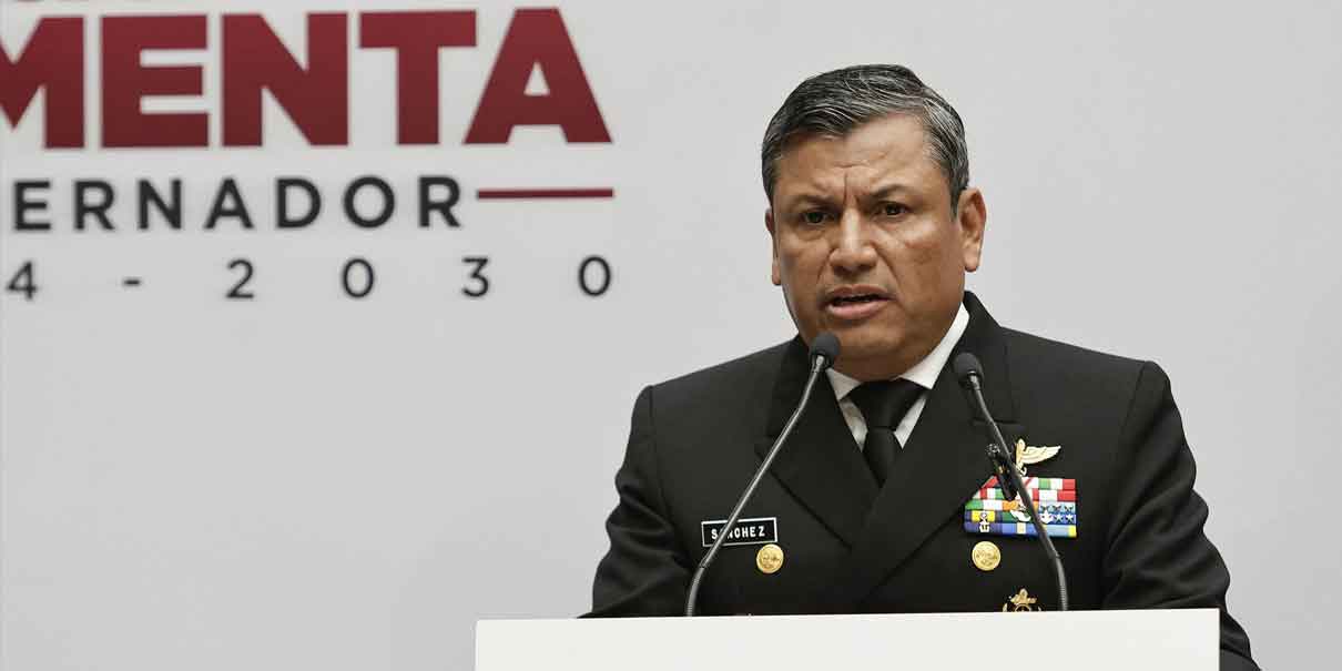 Llega Vicealmirante Francisco Sánchez al mando de la SSC de Puebla
