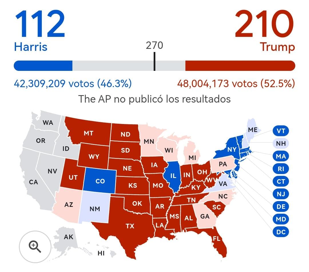 Estados pequeños, la clave para definir la elección presidencial en un cierre reñido