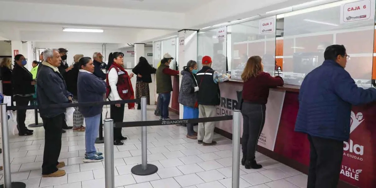 Inician en Puebla capital pago anticipado de predial y limpia 2025