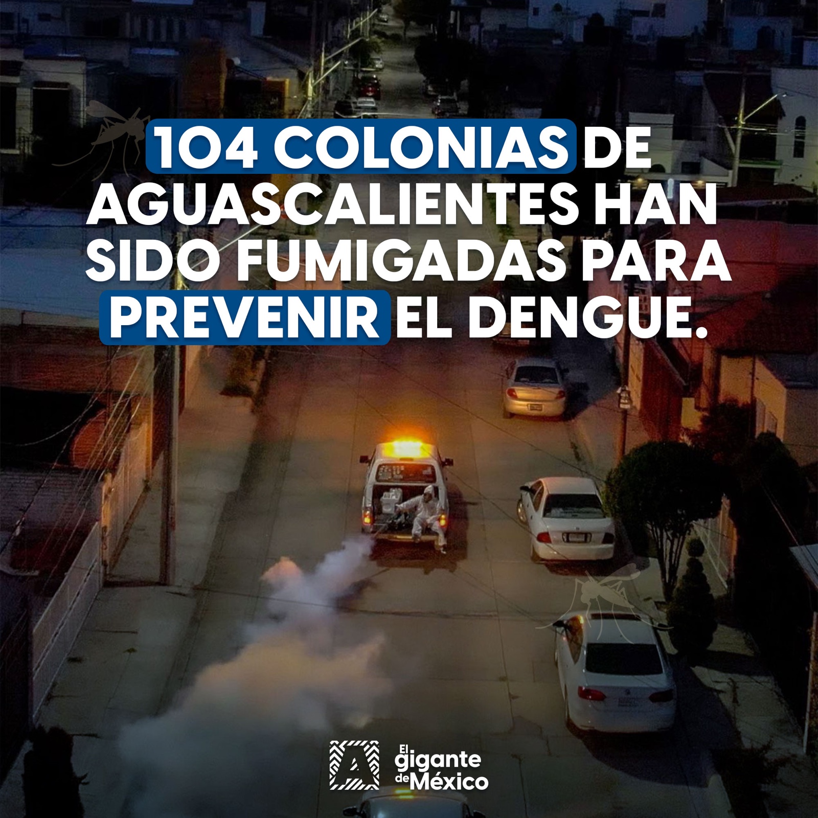 Dengue en Aguascalientes: aseguran fumigación en más de 100 colonias