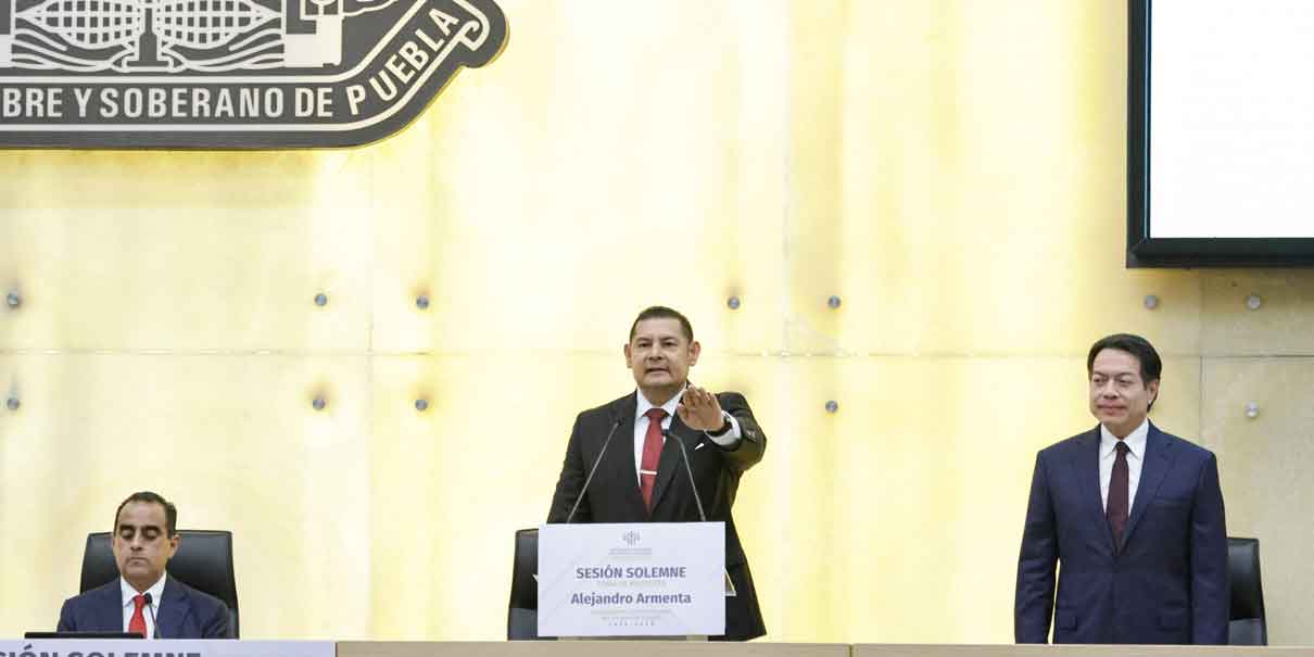 Alejandro Armenta nuevo gobernador de Puebla