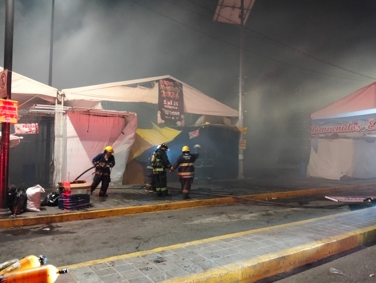 Indemnizarán con 1 millón de pesos a comerciantes afectados en Expo Navideña de Celaya