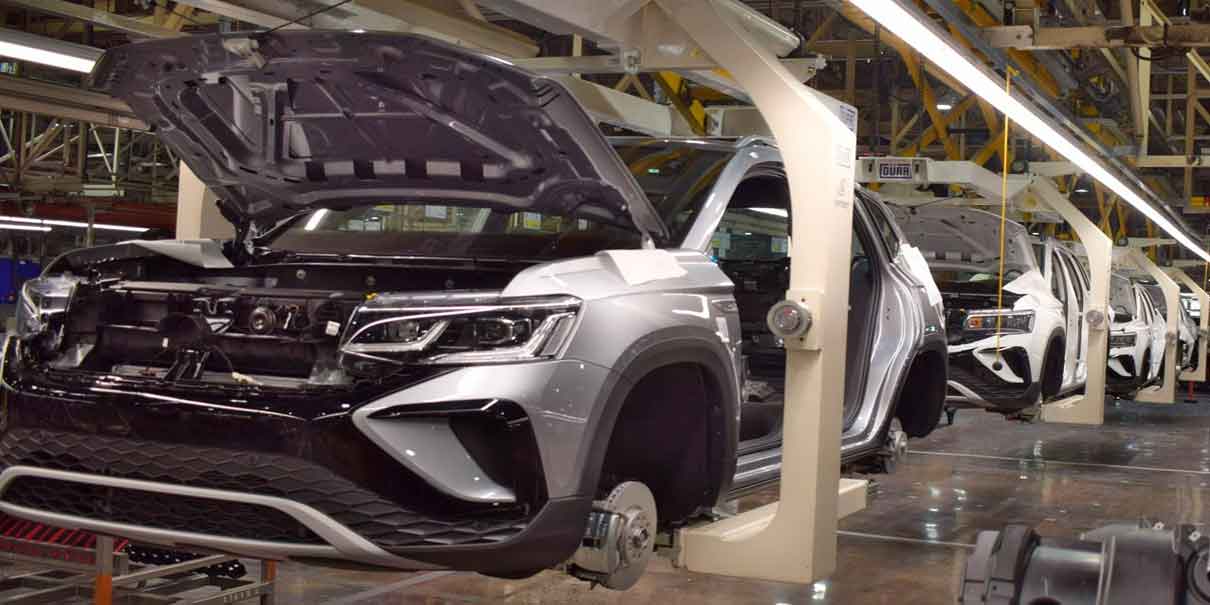 Por paro técnico en Volkswagen Puebla suspenden producción de la camioneta Taos