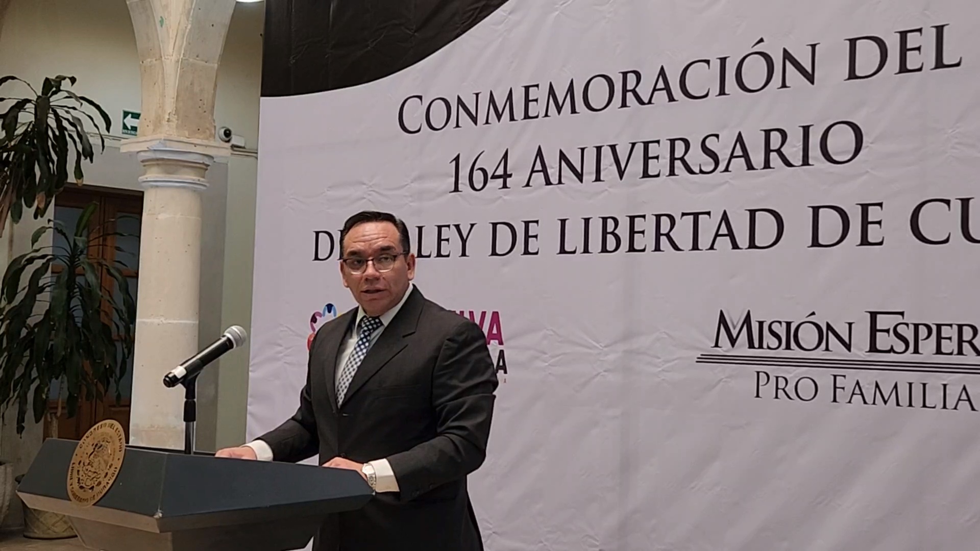 Conmemoran 164 años de la Ley de Libertad de Culto
