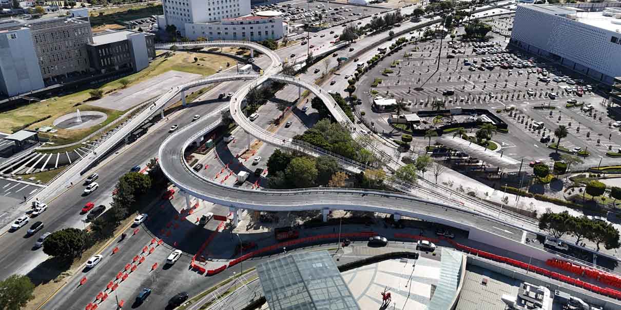 Inauguran “Viaducto Atlixcáyotl” para mejorar conectividad de Puebla