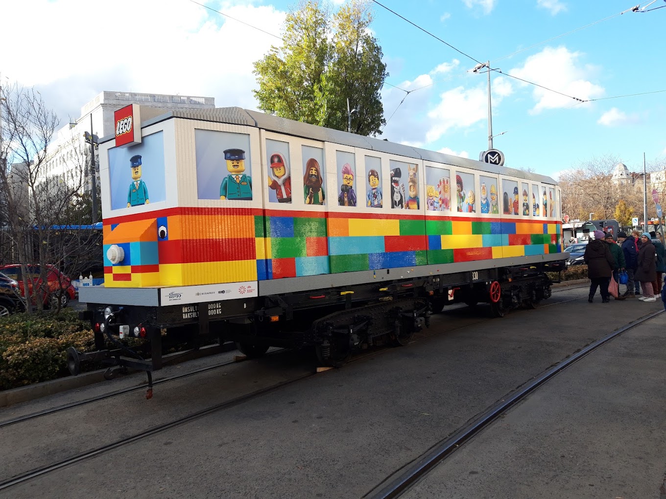 Tranvía de Budapest hecho por Lego