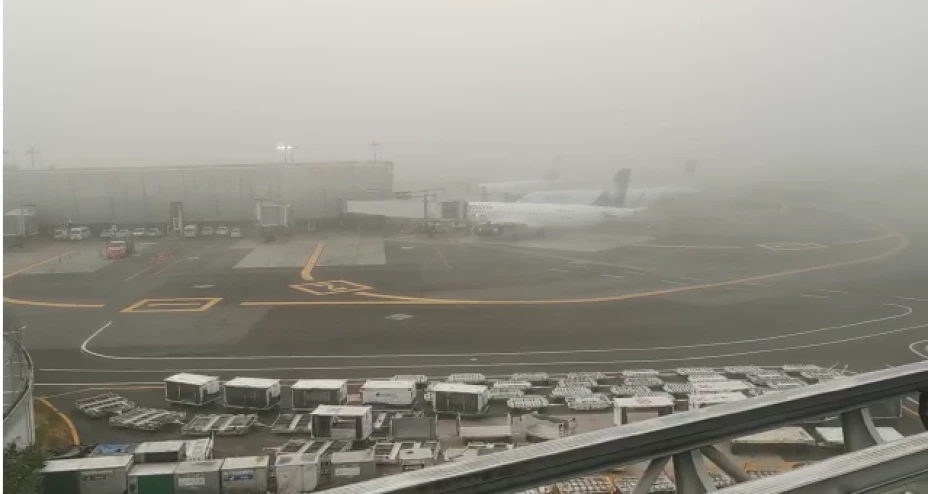 Suspensión de Vuelos en el Aeropuerto Internacional Abelardo L. Rodríguez por Densa Neblina