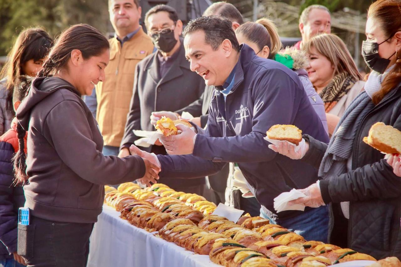 Gobierno de Durango invita a vivir las tradiciones con la mega rosca de reyes