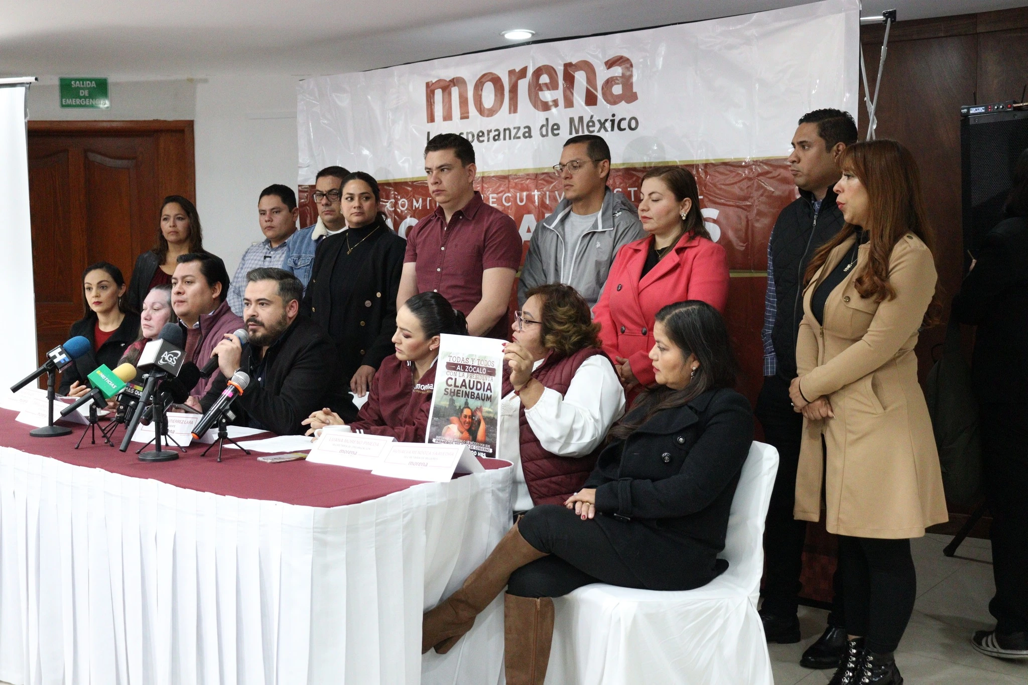 “A Aguascalientes le va bien gracias al gobierno federal”, afirma Morena