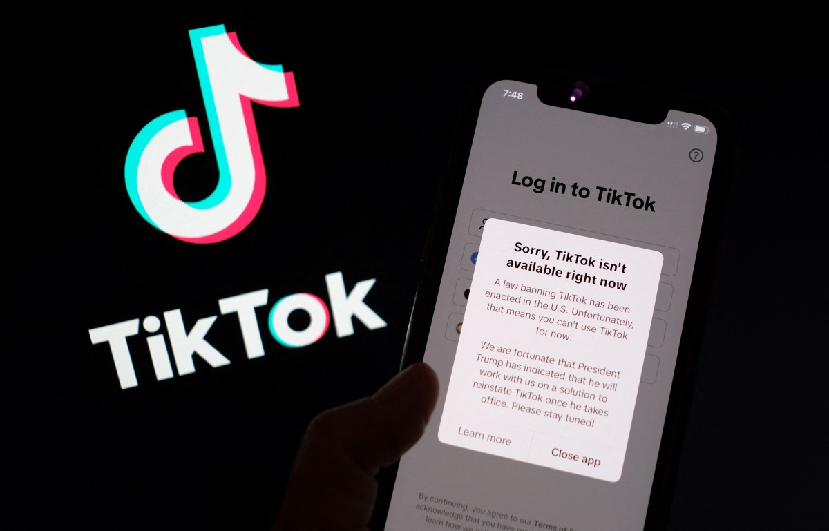 TikTok deja de operar en Estados Unidos.