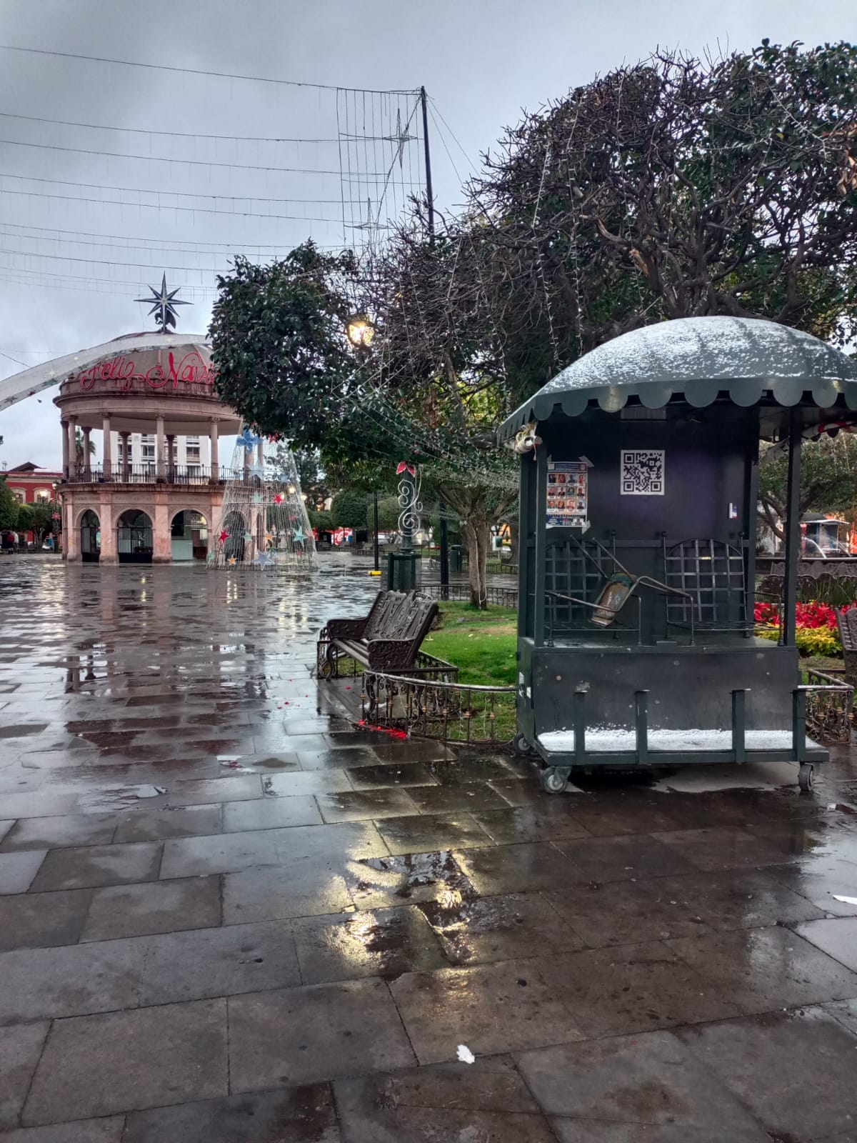 Después de casi 10 años ¡vuelve la nieve a Durango capital!