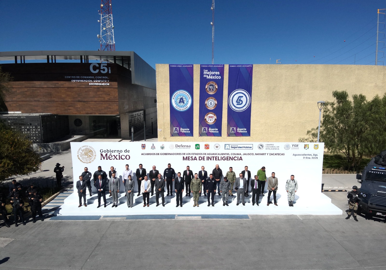 Se reúnen 5 estados en Aguascalientes por estrategia de seguridad