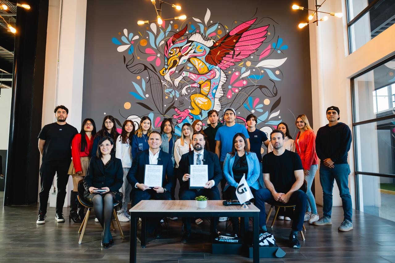Firma Global University convenio con SEDECYT