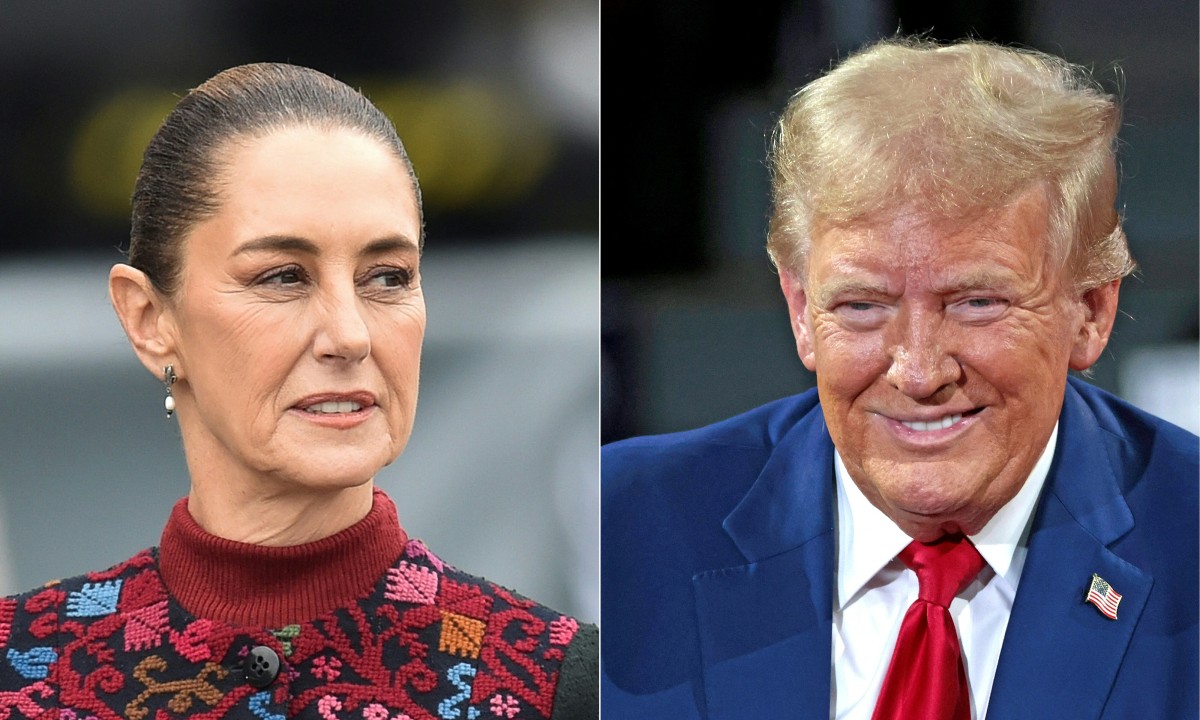Trump hará campañas antidrogas tras charla con Sheinbaum