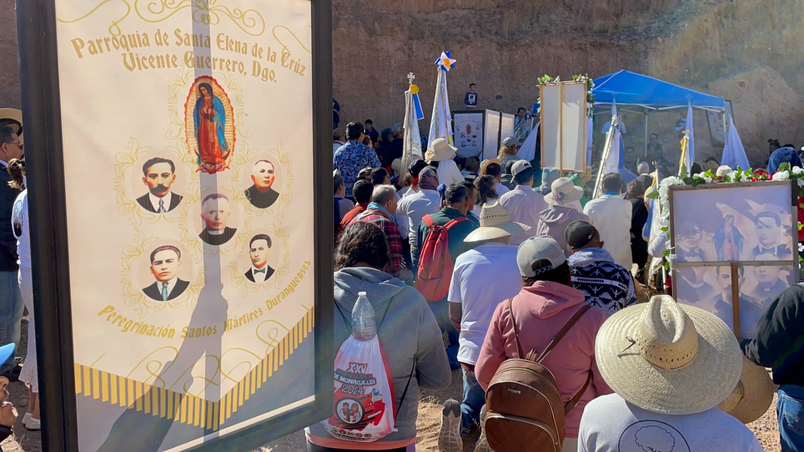 Inician peregrinaciones por Santos Mártires de Durango