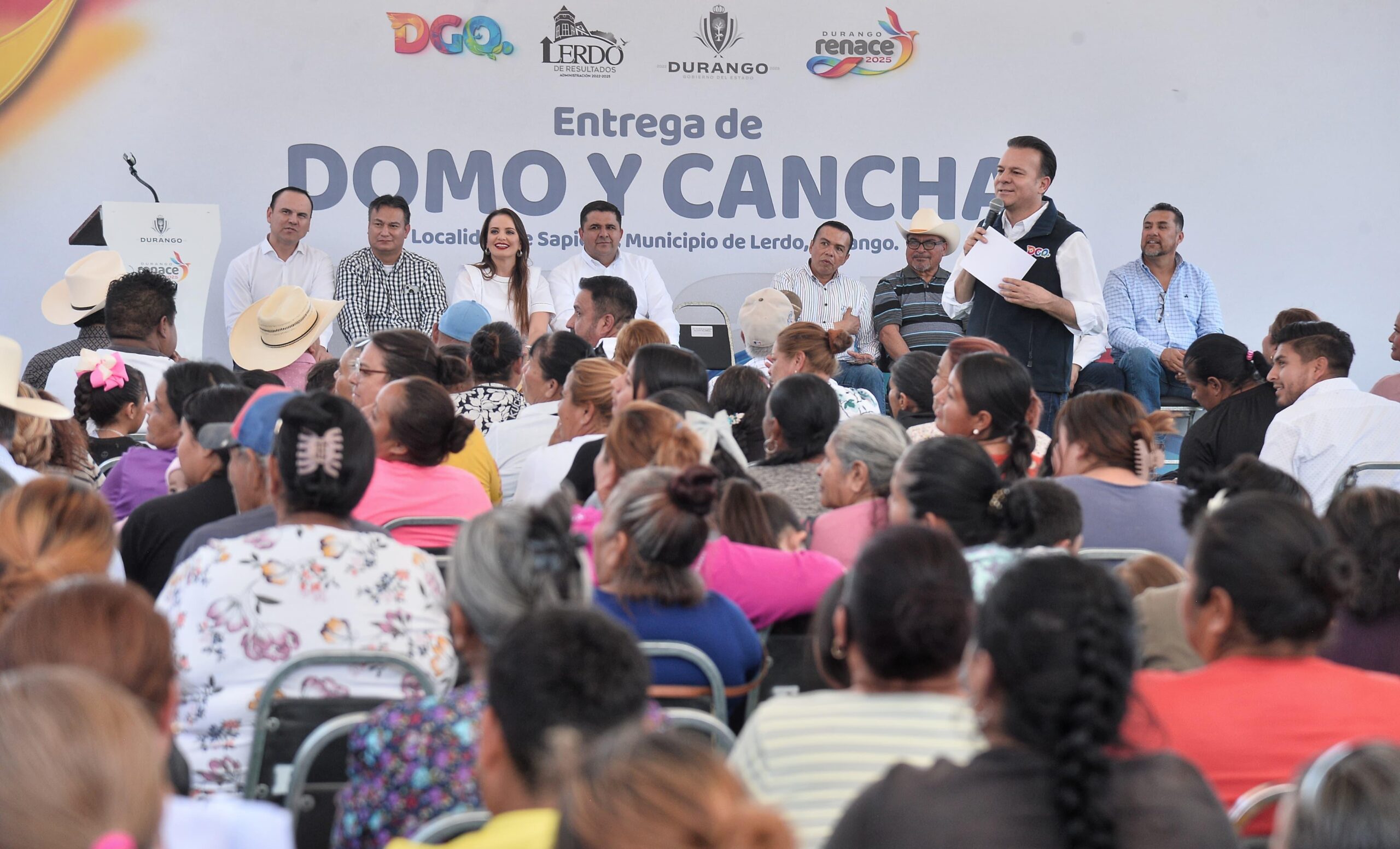 Estrenan cancha, domo y otras obras en Sapioriz