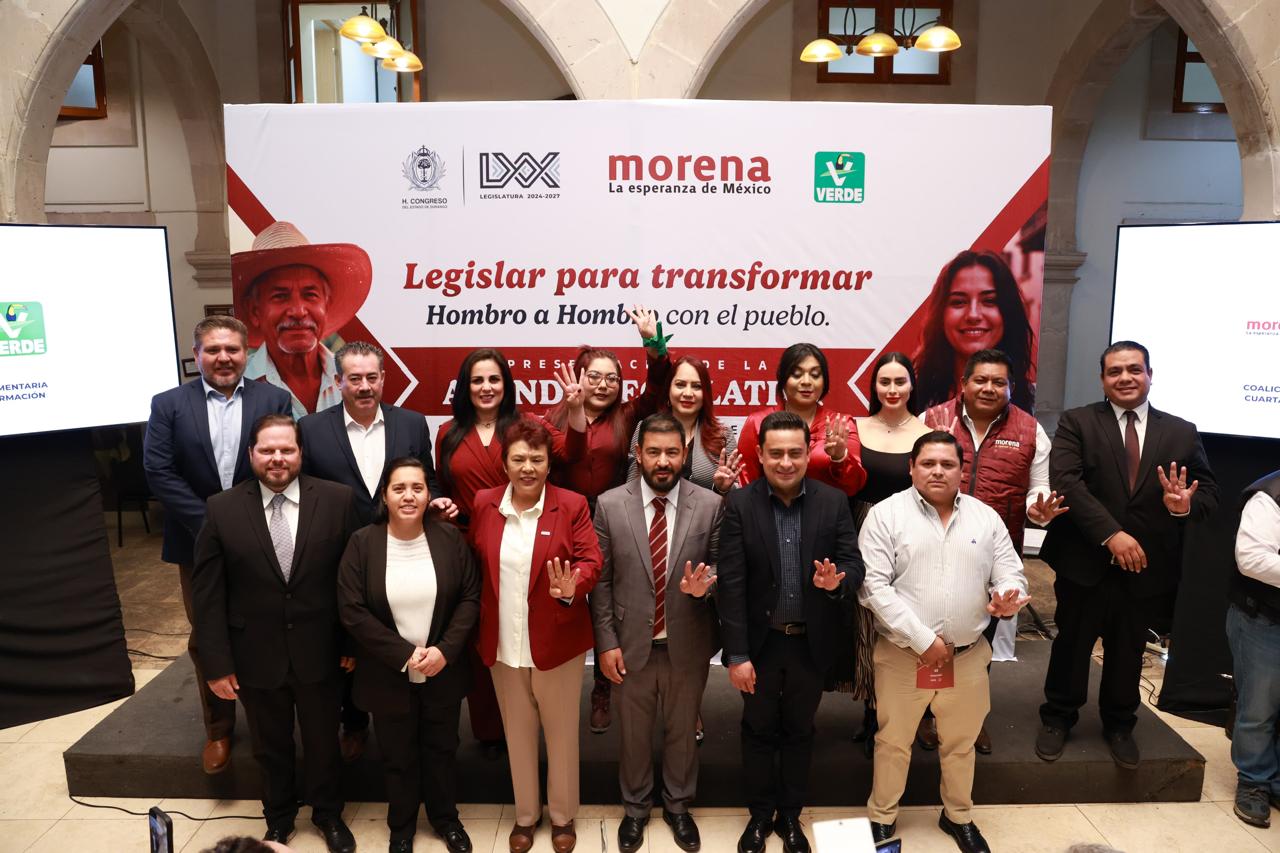 Presenta Morena agenda legislativa