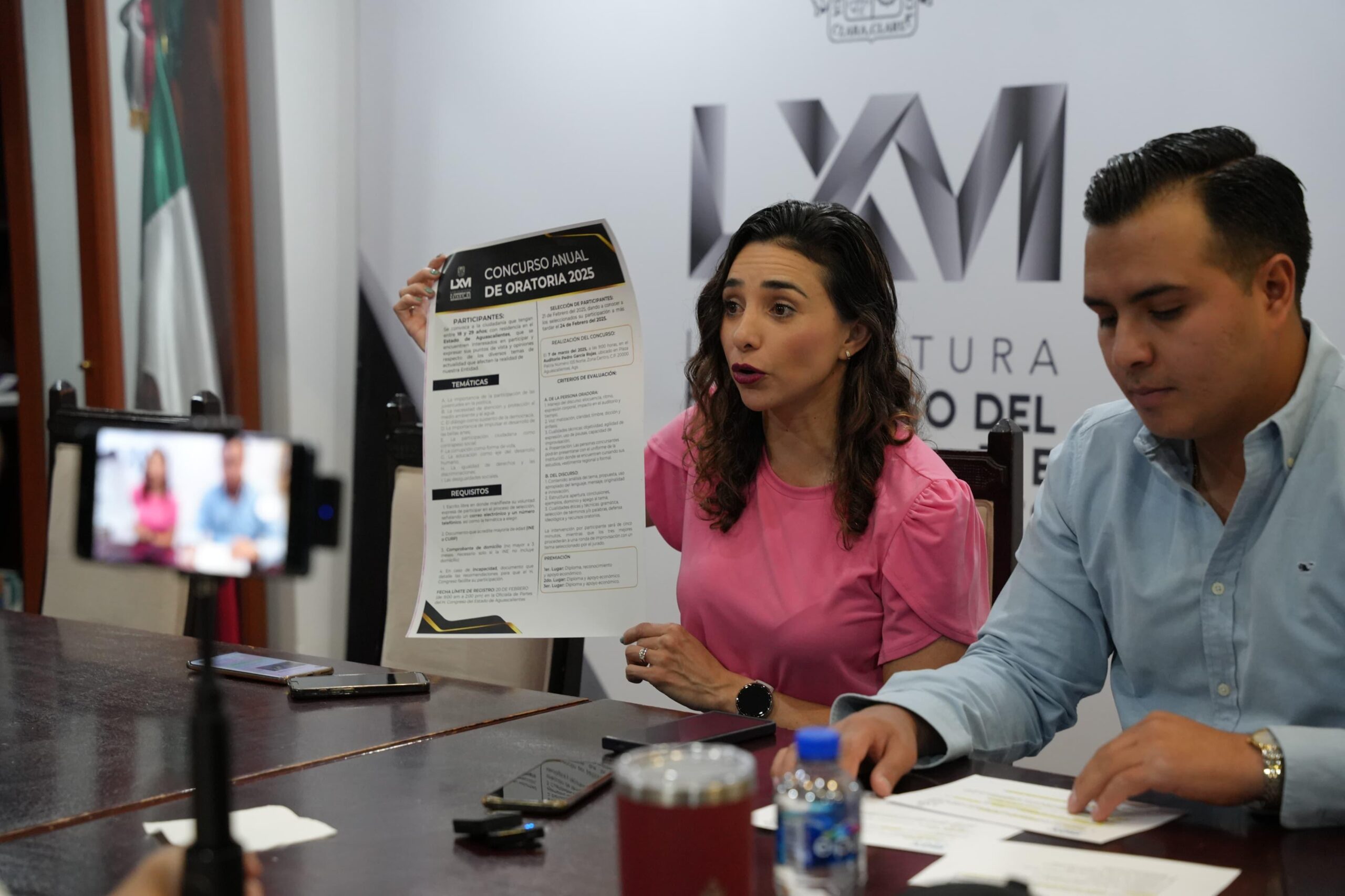 Invitan a jóvenes al Concurso de Oratoria 2025 en Aguascalientes
