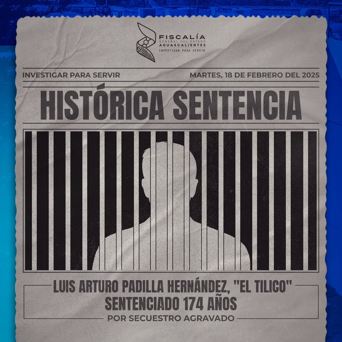 Sentencia histórica de 174 años por secuestro en Aguascalientes