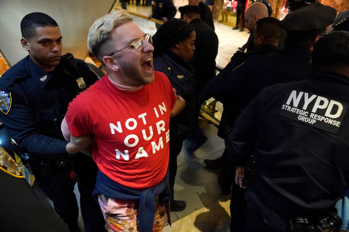 &#8216;No en nuestro nombre&#8217;: Judíos en EU protestan contra medidas represivas de Trump