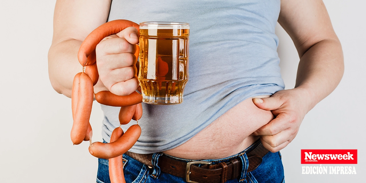 La barriga puede ser un signo de algo más que un aumento de peso