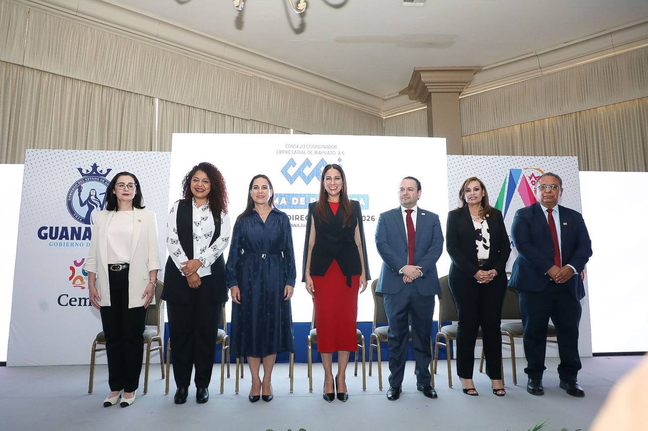Firma gobernadora convenio con empresarios de Irapuato