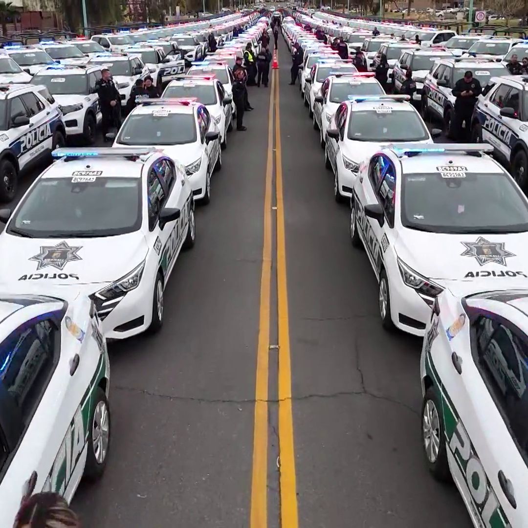 Mexicali renueva su flota policial con 260 patrullas en arrendamiento