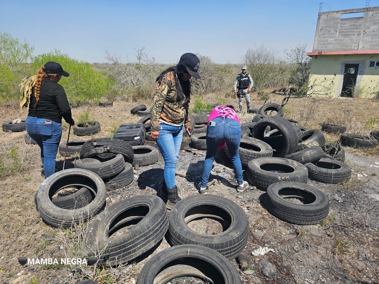 Madres buscadoras hallan restos humanos en Reynosa