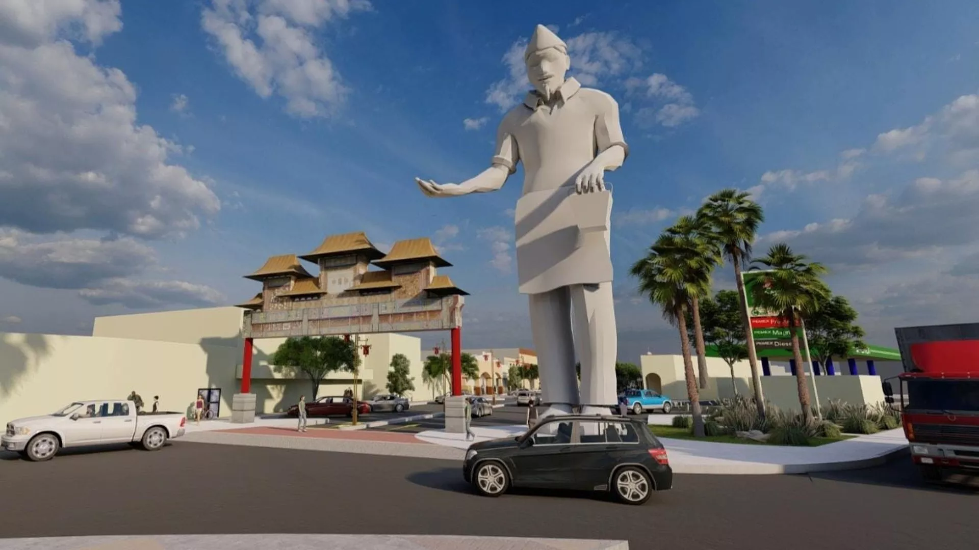 Mexicali extiende por cuarta vez el plazo para el Monumento al Cocinero Chino