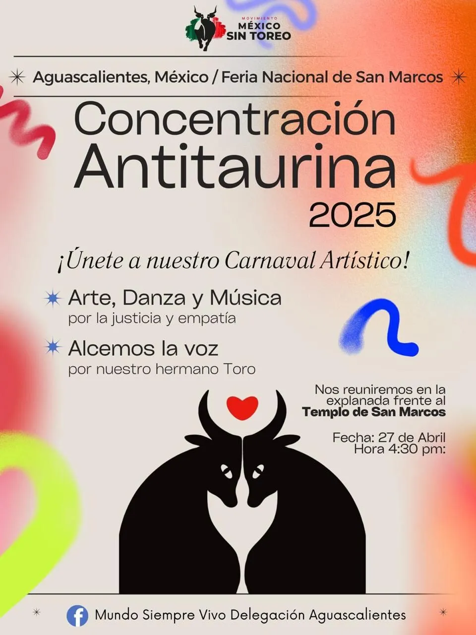Ambientalistas prometen manifestación antitaurina libre de violencia