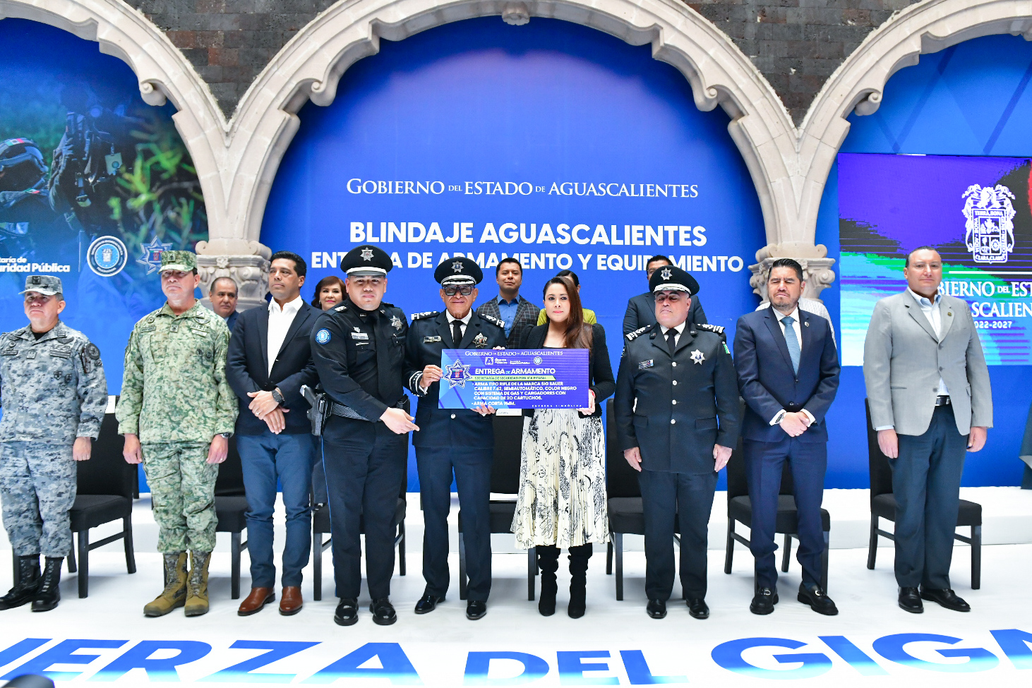 Invierten más de 20 mdp en armamento para policías de Aguascalientes
