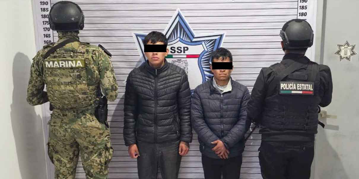 Atrapan a dos huachigaseros con camión robado y 8 mil litros de gas
