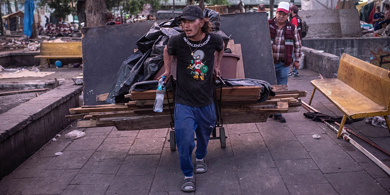 Campamentos migrantes en CDMX: el éxodo de La Merced