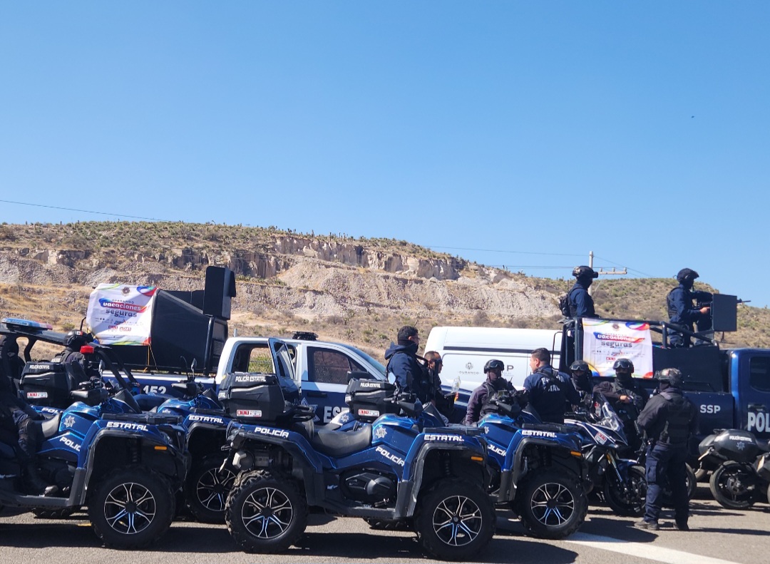 Arranca operativo Vacaciones Seguras 2025 en Durango