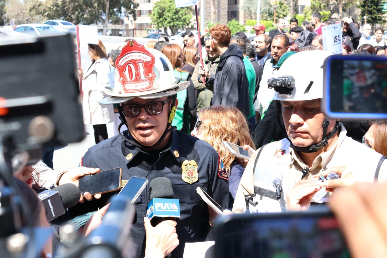Simulacro Nacional en Tijuana pone a prueba la capacidad de respuesta ante emergencias