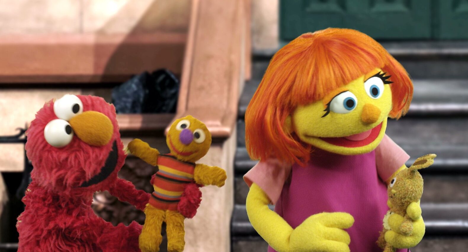 Julia, el personaje con autismo de &#8216;Plaza Sésamo&#8217; que transforma la televisión infantil