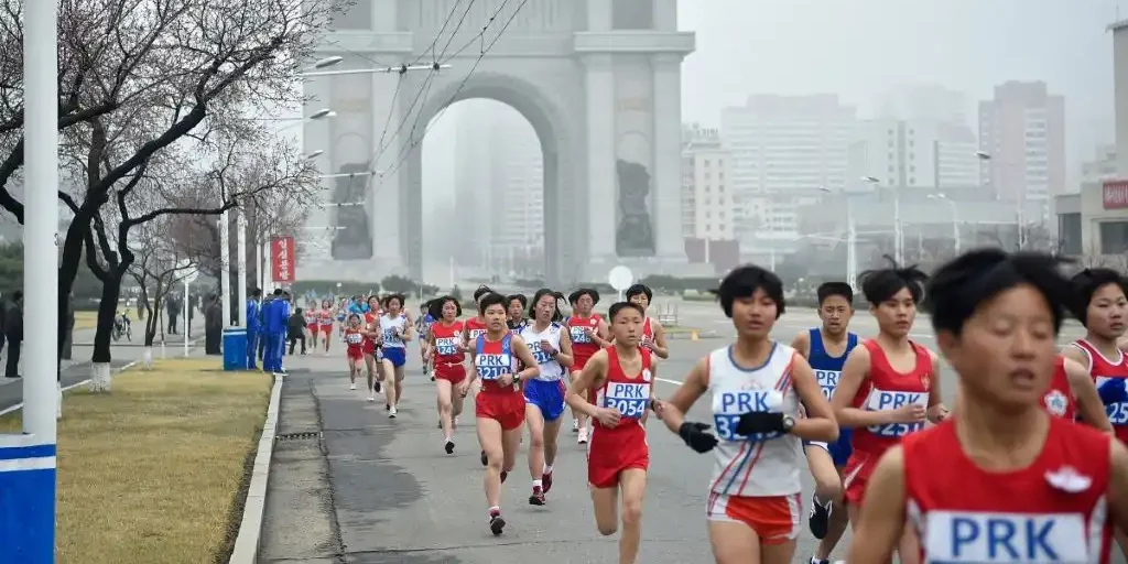 Vuelve el maratón de Corea del Norte: los corredores regresan a las calles tras seis años de ausencia