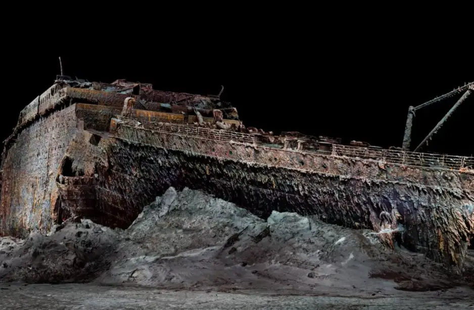 Últimos momentos del Titanic: un nuevo escaneo digital revela las horas finales del barco