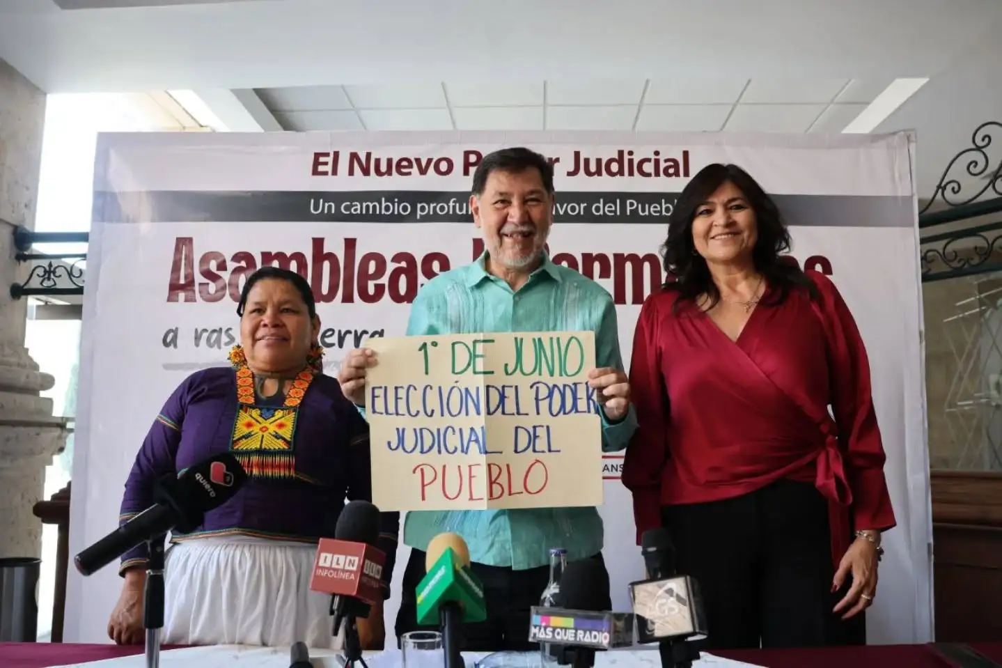 Reforma Judicial, remesas, y Arturo Ávila: de esto habló Noroña en Aguascalientes