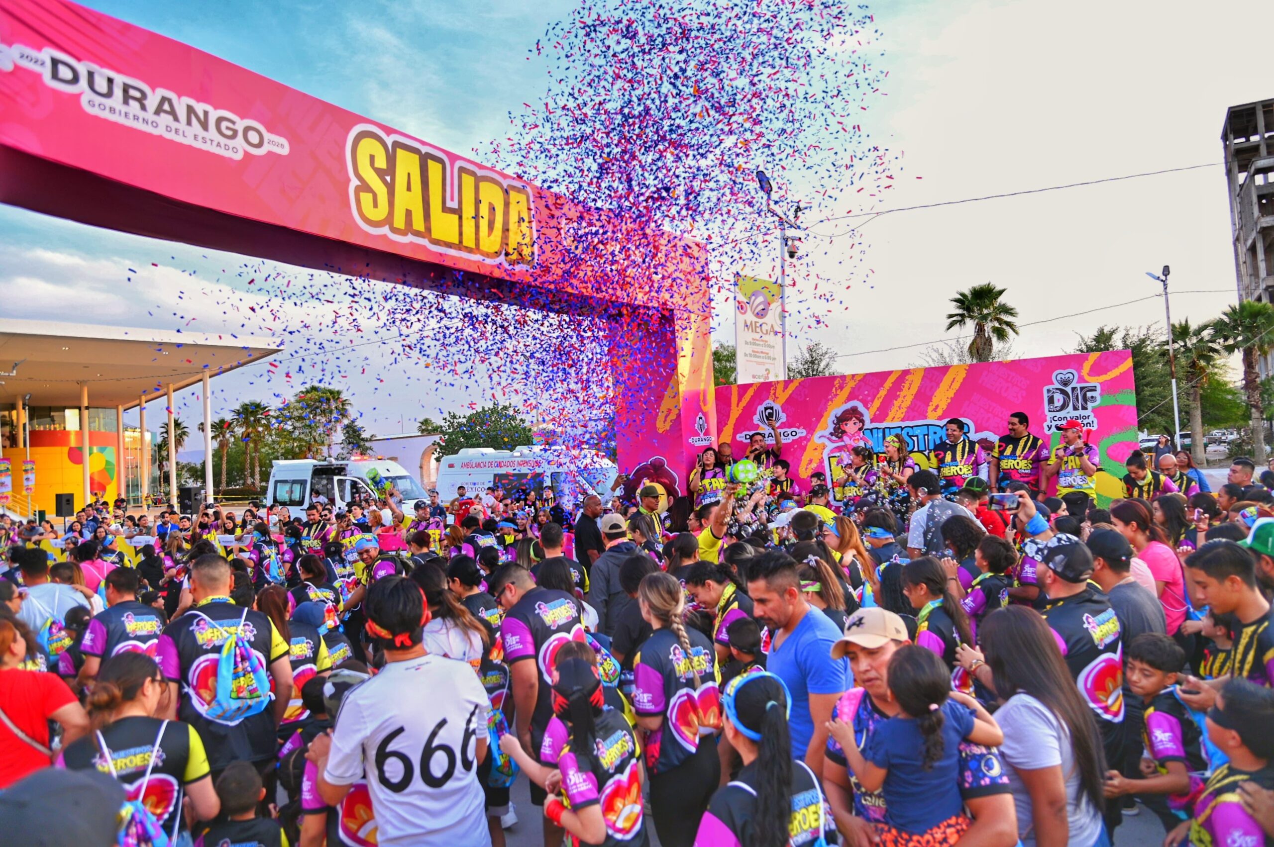 Más de tres mil personas participaron en carrera Nuestros Héroes 2025 