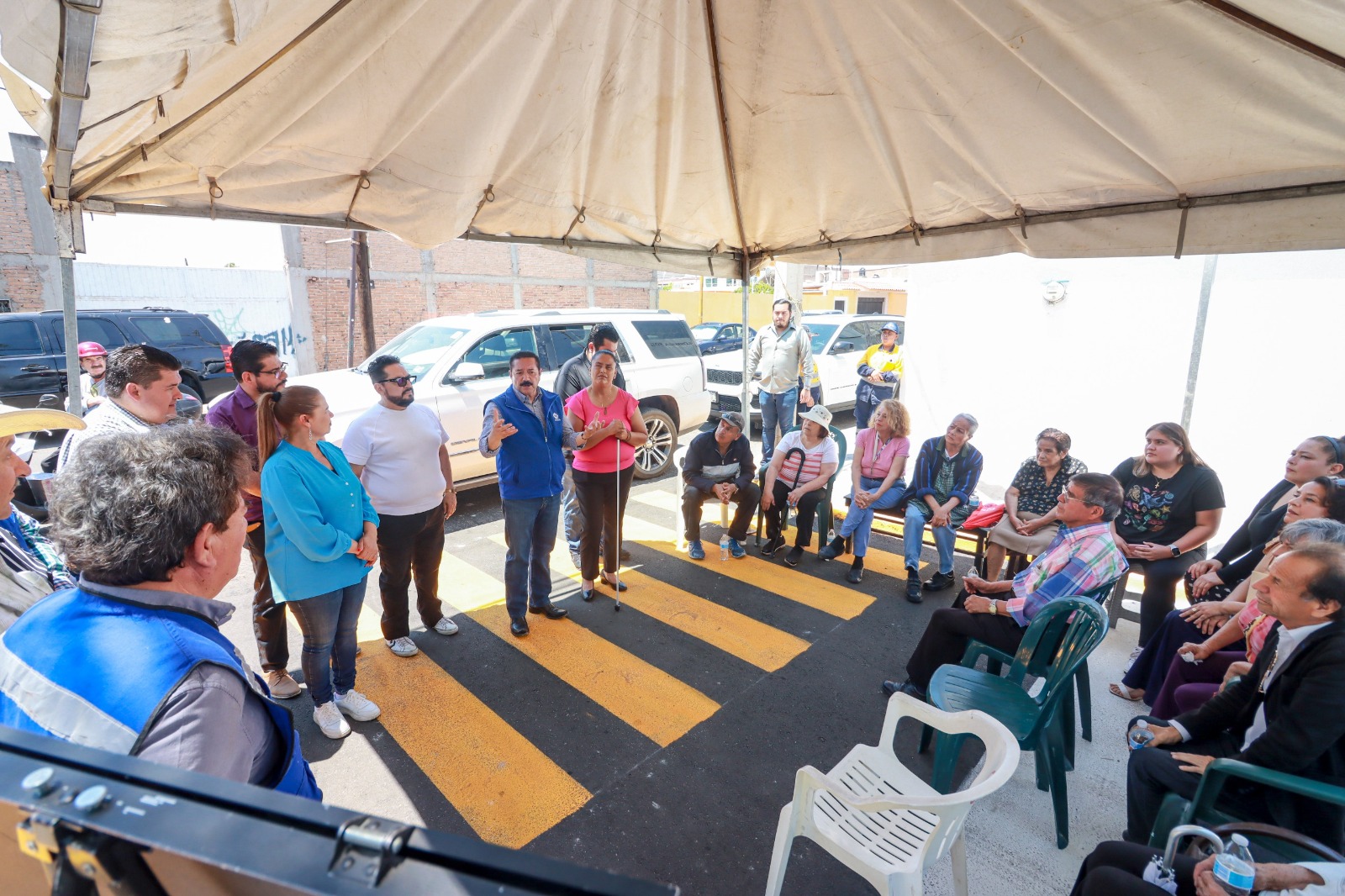 Refuerzan pavimentación en el Centro Histórico