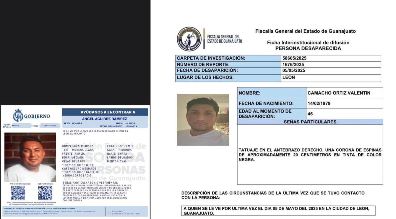 Fiscalía establece contacto con familias de empresarios desaparecidos en León