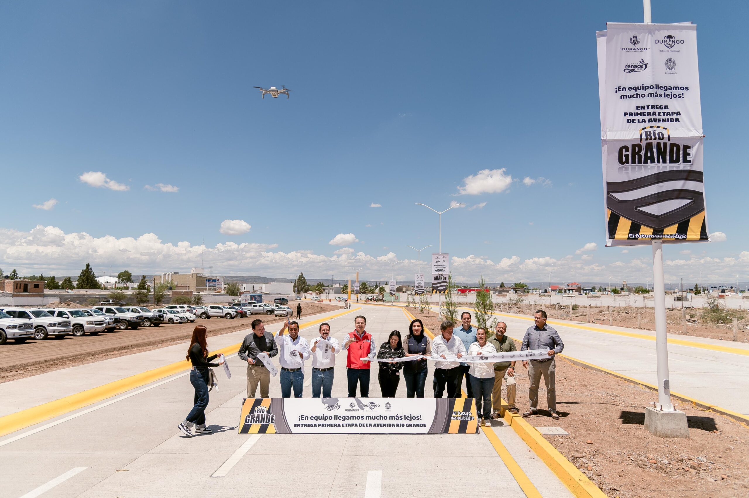 Río Grande conecta carreteras Mezquital y México: prometen movilidad y seguridad