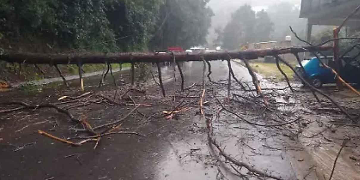 Instalan bodega de alimentos en la Sierra Norte por afectaciones de lluvias