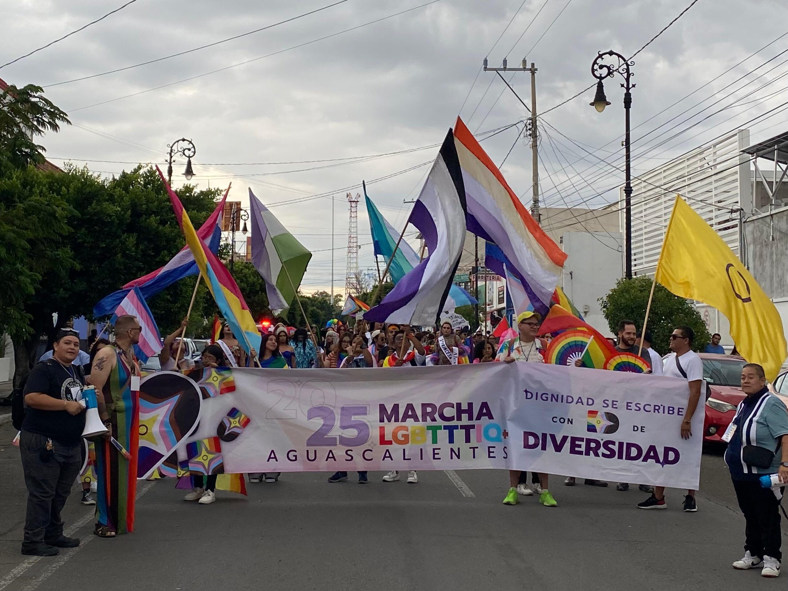Marcha por la diversidad cumple 25 años en Aguascalientes
