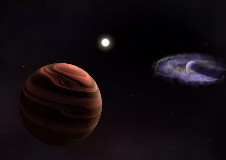 El telescopio James Webb descubre un planeta gigante con nubes de arena y lluvia de hierro