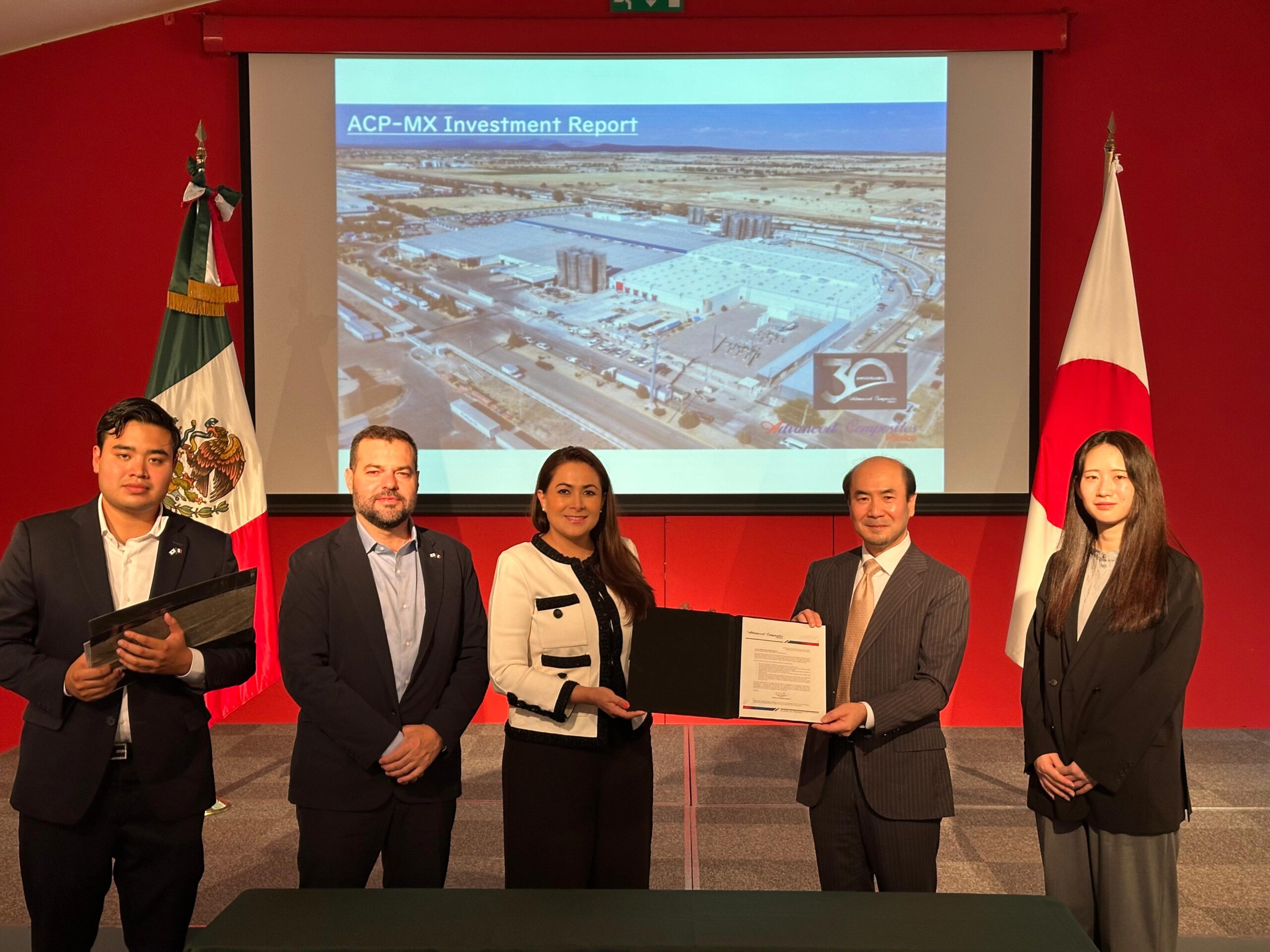 Empresa automotriz Advanced Composites anuncia expansión por 250 mdp en Aguascalientes